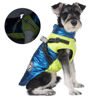HKM-9207485 Windproof and Warm Reflective Webbing Cotton Coat for Big Dogs