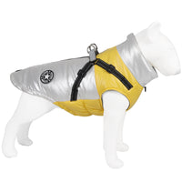 HKM-9207485 Windproof and Warm Reflective Webbing Cotton Coat for Big Dogs