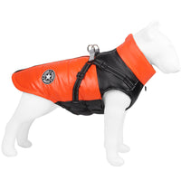 HKM-9207485 Windproof and Warm Reflective Webbing Cotton Coat for Big Dogs