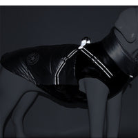 HKM-9207485 Windproof and Warm Reflective Webbing Cotton Coat for Big Dogs