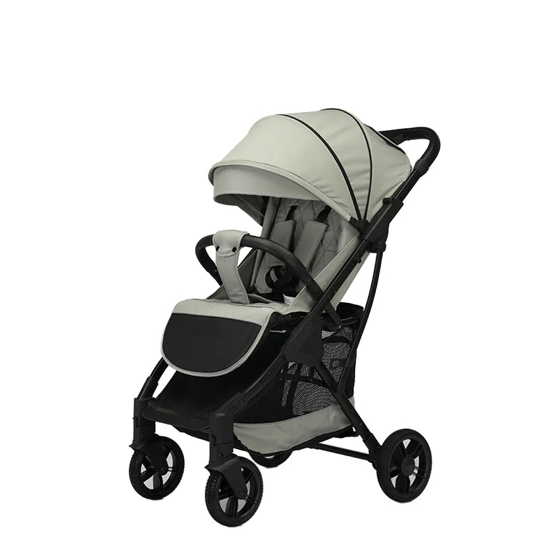 HKM-920787 Lightweight Eco-Friendly 3-in-1 4-Wheel Stroller with Five-Point Harness for Children Aged 0-12 Months