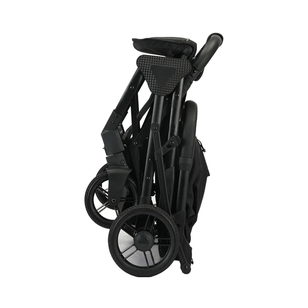 HKM-920787 Lightweight Eco-Friendly 3-in-1 4-Wheel Stroller with Five-Point Harness for Children Aged 0-12 Months