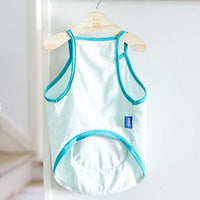 HKM-9209405 Light Blue Cartoon Cotton Vest for Pets ¨C Breathable Clothing for Cats and Dogs