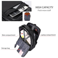HKM-920979 Stylish Business Travel Laptop Backpack for Men with Organised Compartments