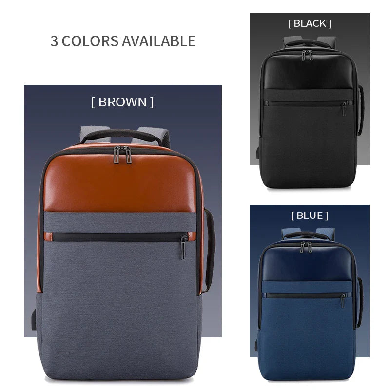 HKM-920979 Stylish Business Travel Laptop Backpack for Men with Organised Compartments