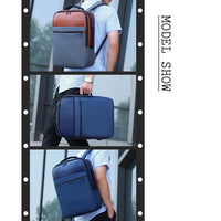 HKM-920979 Stylish Business Travel Laptop Backpack for Men with Organised Compartments