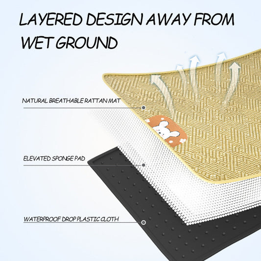HKM-9210301 Cool Cushion Pet Mat for All Seasons - Ideal for Small & Large Dogs and Cats, Available in Multiple Sizes