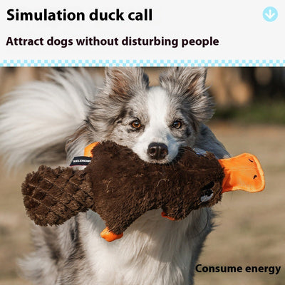 HKM-9210429 Platypus Plush Dog Toy with Sound Simulation