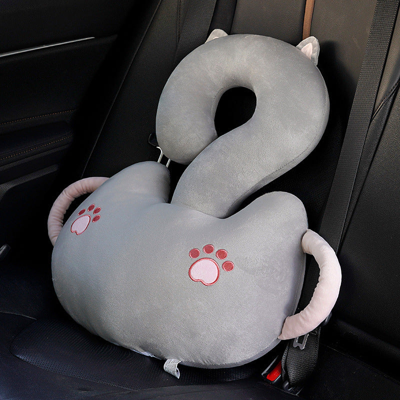 HKM-921043 Cute Cartoon Animal Hug Pillow - Light Cat, Toast, Rabbit, Capybara, Dinosaur, Dark Green Cat, 65cm
