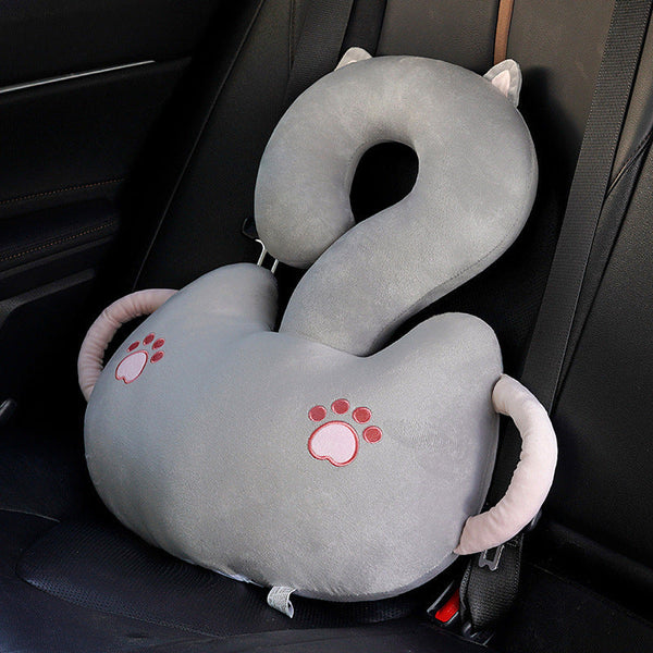 HKM-921043 Cute Cartoon Animal Hug Pillow - Light Cat, Toast, Rabbit, Capybara, Dinosaur, Dark Green Cat, 65cm