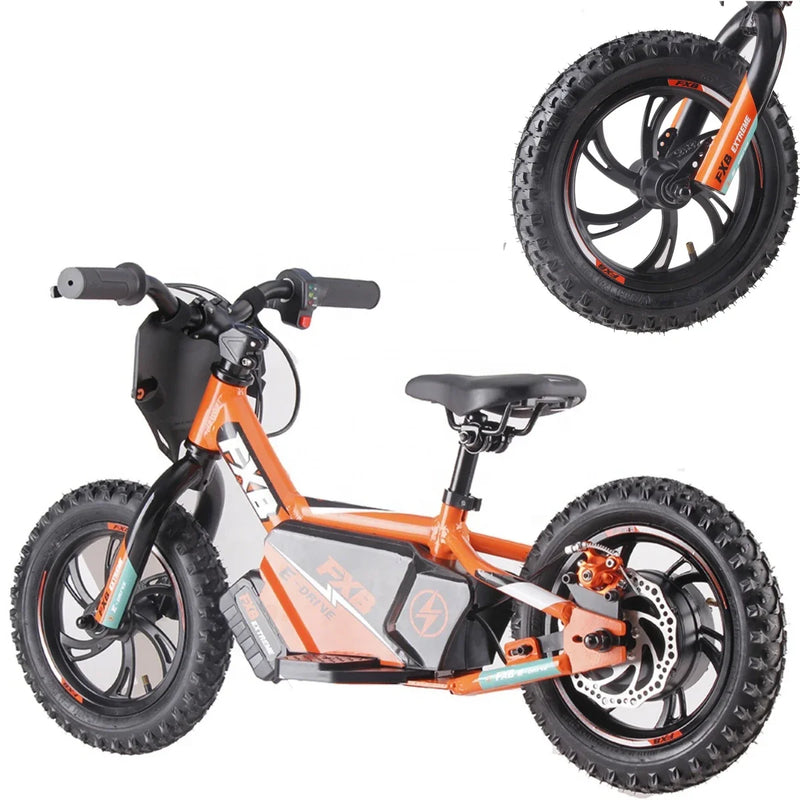 HKM-921171 Mini Electric Balance Bike for Kids, 12 Inch Wheel, 36V 250W Motor, Disc Brake, Suitable for Ages 2-6
