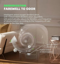 HKM-921363 Automatic Self-Cleaning Cat Litter Box with APP Control for Hassle-Free Maintenance