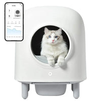 HKM-921363 Automatic Self-Cleaning Cat Litter Box with APP Control for Hassle-Free Maintenance