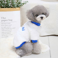 HKM-9215165 Fleece Jacket for Dogs - Double-Sided Velvet Fabric, Available in Purple, Pink, White, Sizes S-XXL