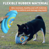HKM-9216061 Durable Flying Disc for Medium and Large Dogs - Ideal for Outdoor Playtime and Summer Activities