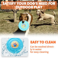 HKM-9216061 Durable Flying Disc for Medium and Large Dogs - Ideal for Outdoor Playtime and Summer Activities