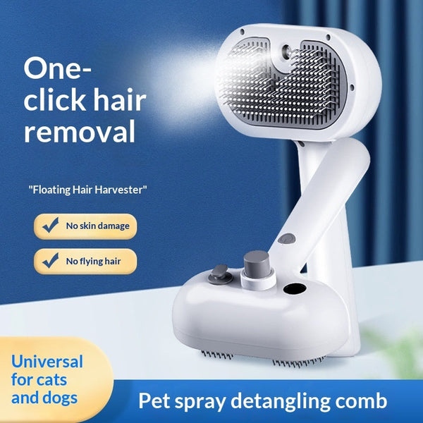 HKM-9220157 Pet Spray Comb Grooming Tool for Efficient Cleaning and Massaging of Pet Fur