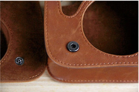 HKM-922131 Small Leather Shoulder Camera Bag - PU Material Protection Case