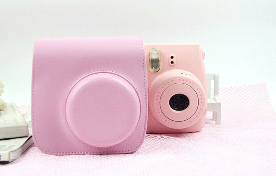 HKM-922131 Small Leather Shoulder Camera Bag - PU Material Protection Case