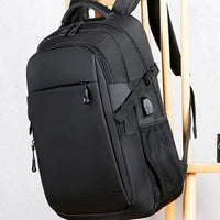 HKM-922131 Waterproof USB Men's Laptop Backpack for Business, School, and Office Use