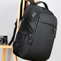 HKM-922131 Waterproof USB Men's Laptop Backpack for Business, School, and Office Use