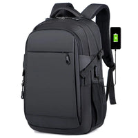 HKM-922131 Waterproof USB Men's Laptop Backpack for Business, School, and Office Use