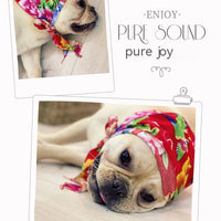 HKM-9221949 Country Style Triangular Scarf for Dogs and Cats - Cotton Silk Pet Headscarf for All Seasons