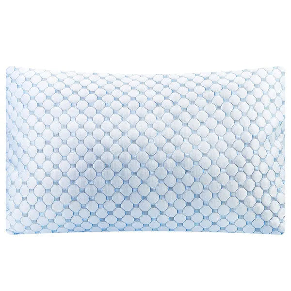 HKM-922195 Cooling Memory Foam Pillow with Adjustable Shredded Foam and Double-Sided Cover