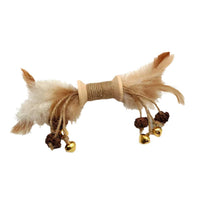 HKM-9222973 Interactive Feather and Bell Cat Toy with Colorful Galls and Inflated Ego Design, 21CM Length