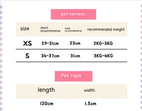 HKM-9223613 Diamond Pattern PU Leather Pet Vest Suit for Dogs and Cats - Pink & Green, XS and S Sizes Available