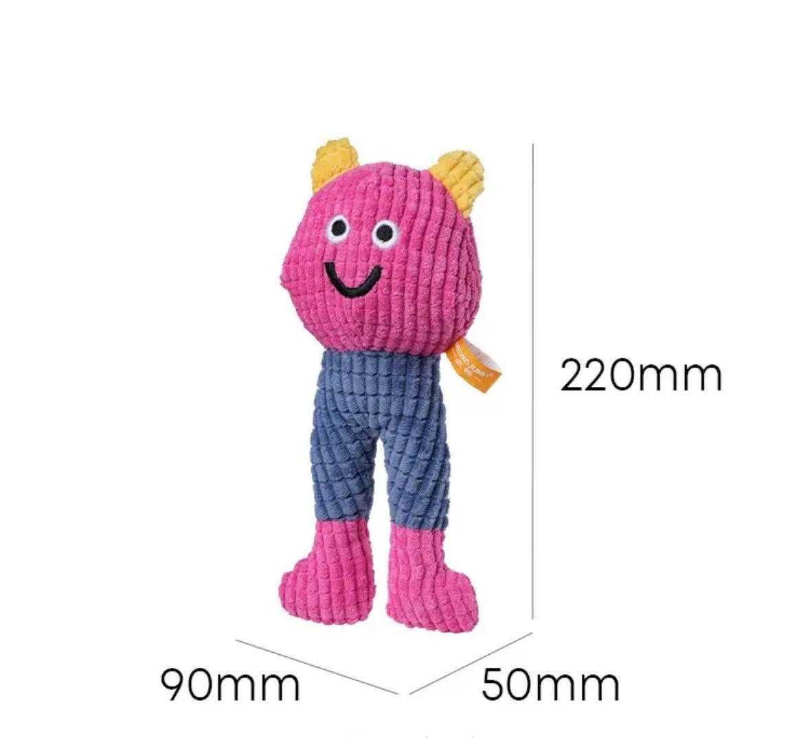HKM-9223997 Squeaky Catnip Toy for Cats and Dogs, Ideal for Chewing and Dental Care