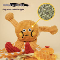HKM-9223997 Squeaky Catnip Toy for Cats and Dogs, Ideal for Chewing and Dental Care