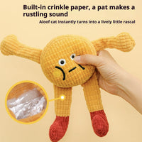 HKM-9223997 Squeaky Catnip Toy for Cats and Dogs, Ideal for Chewing and Dental Care