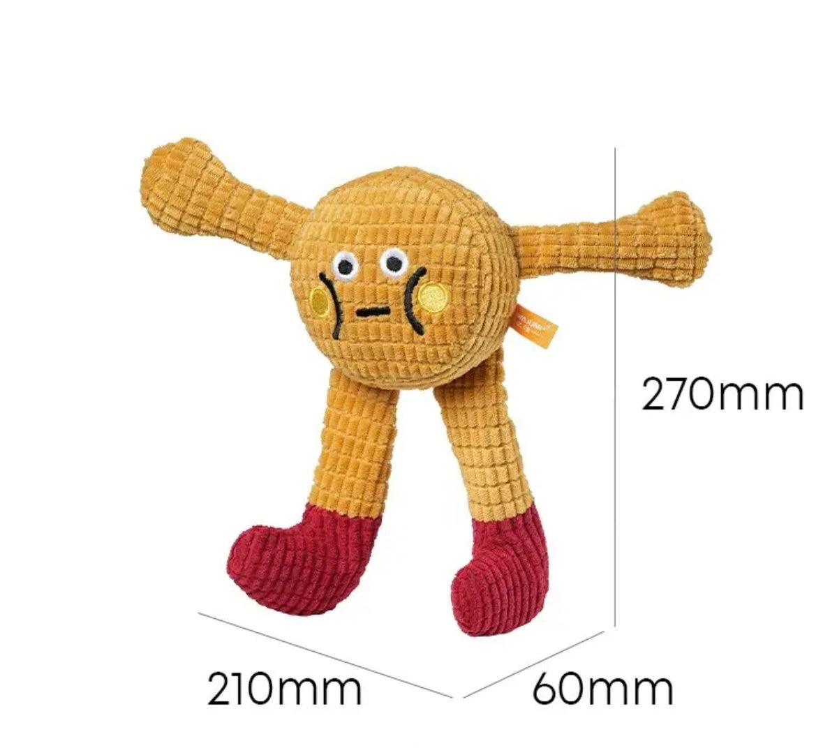HKM-9223997 Squeaky Catnip Toy for Cats and Dogs, Ideal for Chewing and Dental Care
