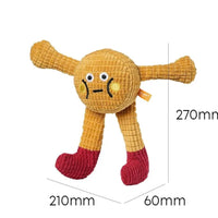 HKM-9223997 Squeaky Catnip Toy for Cats and Dogs, Ideal for Chewing and Dental Care