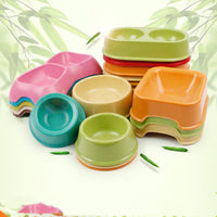 HKM-9224509 Eco-Friendly Bamboo Fiber Dog Bowl - Round & Square Options Available in Various Sizes