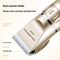HKM-9225917 Multifunctional Pet Shaver Suit with Dual-Use Clipper and Noise Reduction Features