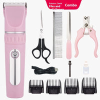 HKM-9225917 Multifunctional Pet Shaver Suit with Dual-Use Clipper and Noise Reduction Features
