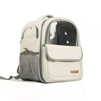 HKM-9226557 Breathable Transparent Cat and Dog Backpack with Cooling Mat and Accessories Options