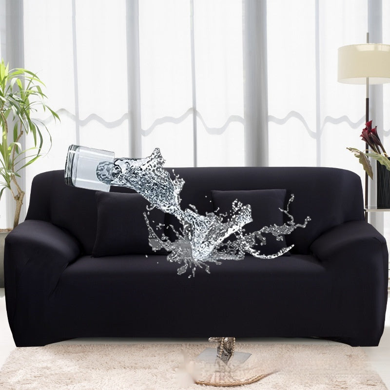 HKM-922707 Solid Color Elastic Waterproof Sofa Cover in Various Sizes and Colors