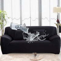 HKM-922707 Solid Color Elastic Waterproof Sofa Cover in Various Sizes and Colors