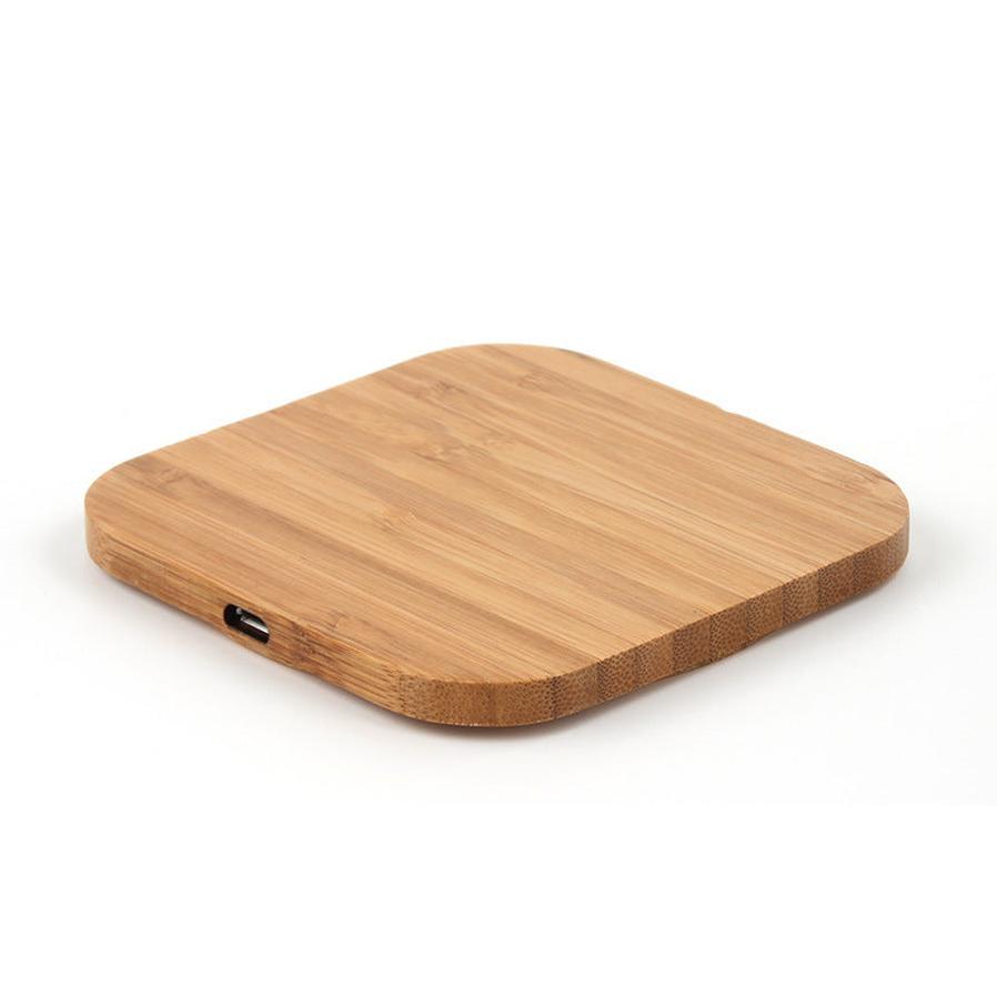 HKM-922771 Bamboo Wireless Charger 5W with Over-Temperature and Overcurrent Protection