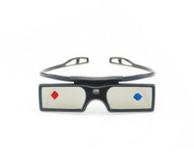 HKM-922771 Bluetooth 3D Active Shutter Glasses for Stereoscopic Viewing with Detachable Arms