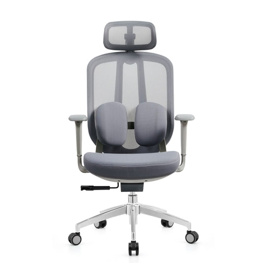 HKM-922771 Ergonomic Mesh Lumbar Support Footrest for Office Chairs and Desks