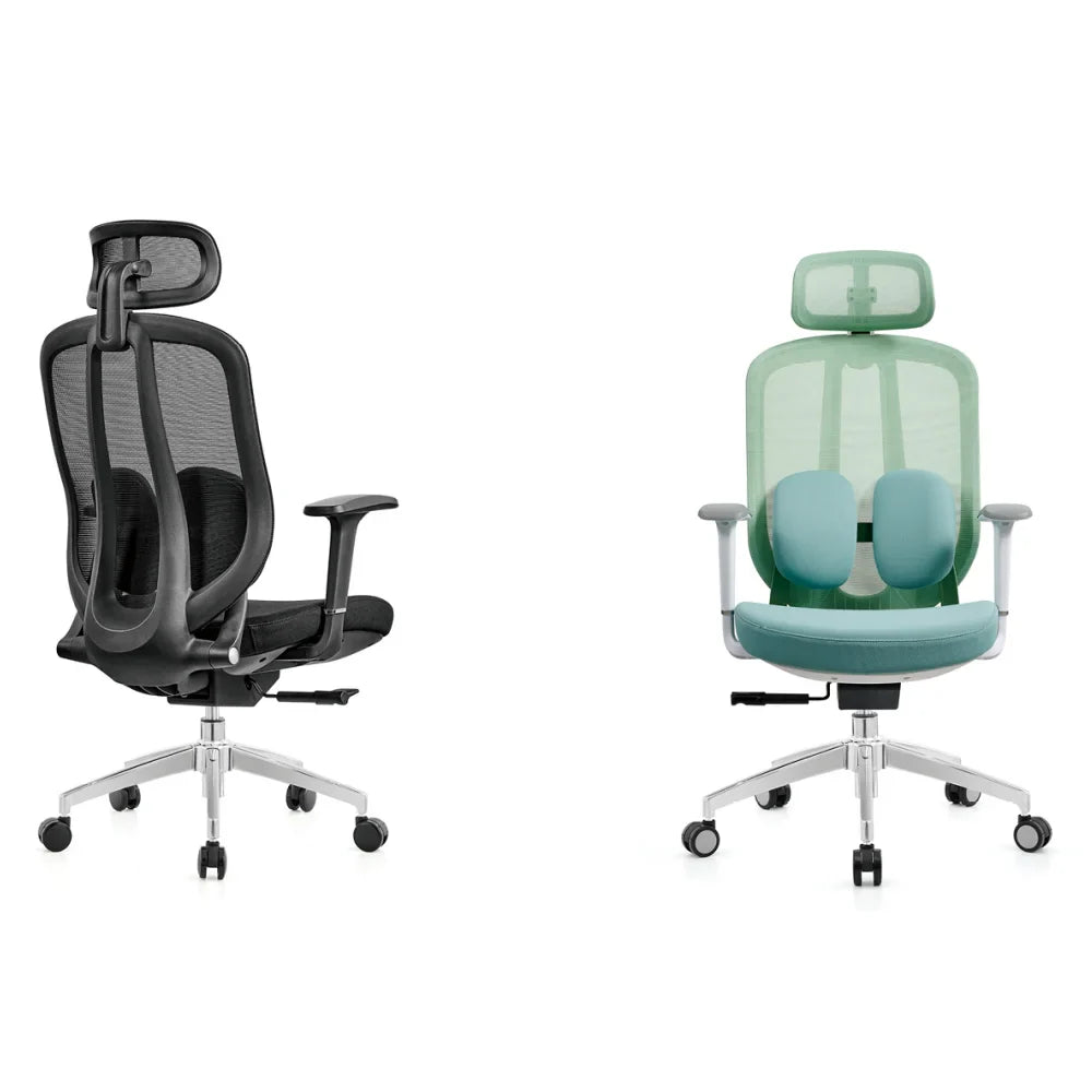 HKM-922771 Ergonomic Mesh Lumbar Support Footrest for Office Chairs and Desks
