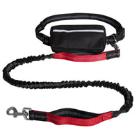 HKM-9229885 Reflective Nylon Retractable Hands-Free Dog Leash in Multiple Colors