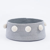 HKM-9230141 Eco-Friendly Cotton Thread Cat Bed and House, Soft and Comfortable, 40 cm Diameter, for Cats and Small Dogs