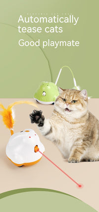 HKM-9230909 Dynamic Self-Interactive Laser Cat Teaser Toy with Adjustable Features