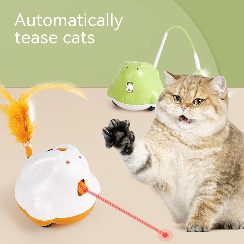 HKM-9230909 Dynamic Self-Interactive Laser Cat Teaser Toy with Adjustable Features