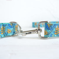 HKM-9232061 MUTTCO Adjustable Dog Collar and Rope Leash Set, Polyester Material, Various Sizes Available